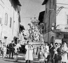La processione del 6 maggio ´64 di Sommariva del Bosco